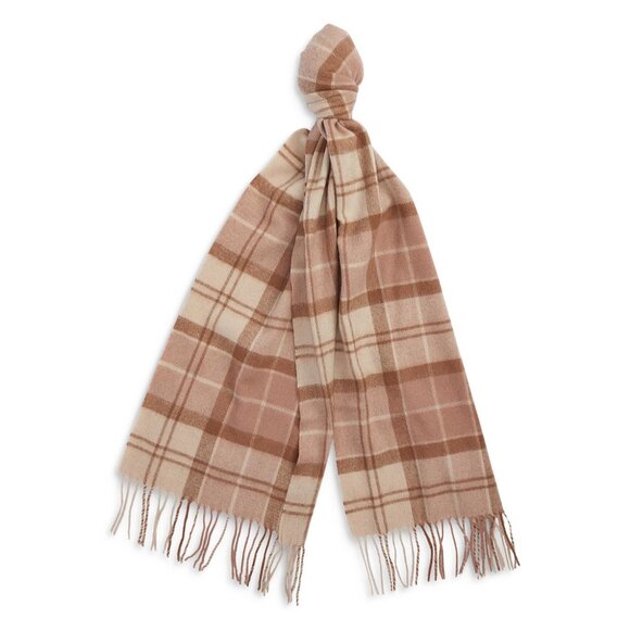 NEW Barbour Aubrey Tartan Scarf & Beanie Gift Set NEW WITH TAGS - Picture 3 of 7